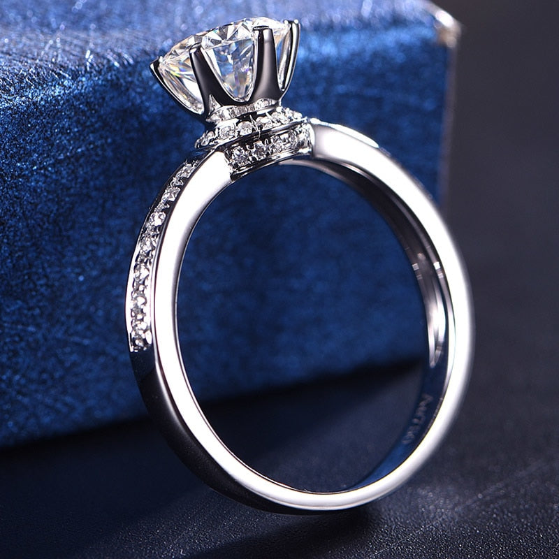 Andy jewelry Mullite ring 18K rose gold Custom platinum PT950 rings European and American fashion accessories