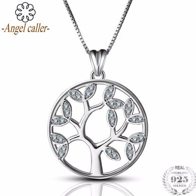 Collane con ciondolo albero della vita in vero argento sterling 925 per donne e ragazze gioielli in argento sterling pregiato CYD043 