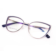 Load image into Gallery viewer, Ann Defee Optical metal Eyeglasses Frame for CAT Women Glasses Prescription Spectacles Full Rim Frame Glasses CH9001