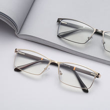 Load image into Gallery viewer, Anti-Blu-ray Reading Glasses Business Glasses Korean Retro Old Man Reading Glasses