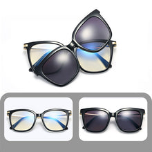 Load image into Gallery viewer, Anti Blue Glasses Frame 2023 Square Sunglasses Women Magnet TR90  Glasses Frames Woman Sun Glasses 2023