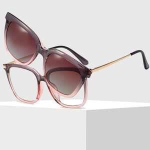 Anti Blue Glasses Frame 2023 Square Sunglasses Women Magnet TR90  Glasses Frames Woman Sun Glasses 2023