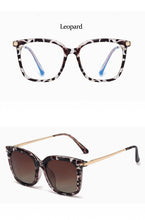 Load image into Gallery viewer, Anti Blue Glasses Frame 2023 Square Sunglasses Women Magnet TR90  Glasses Frames Woman Sun Glasses 2023