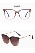 Load image into Gallery viewer, Anti Blue Glasses Frame 2023 Square Sunglasses Women Magnet TR90  Glasses Frames Woman Sun Glasses 2023