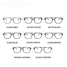 Load image into Gallery viewer, Anti Blue Light Blocking Filter Reduces Digital Eye Strain Men Optical eye glasses Frame Clear Lens Eyewear