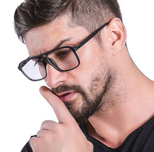 Load image into Gallery viewer, Anti Blue Light Blocking Filter Reduces Digital Eye Strain Men Optical eye glasses Frame Clear Lens Eyewear