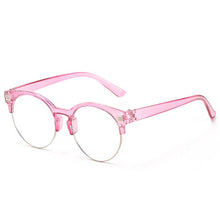 Load image into Gallery viewer, Anti Blue Light Blocking Glasses Kids Frame Round Glasses Acetate Clear Lens UV400 Computer Children Eyeglasses