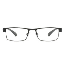 Carica l'immagine nel visualizzatore di Gallery, Anti Blue Light Blocking Semi Rimless Men Reading Glasses Square Presbyopic Glasses Diopters +1.0 +1.5 +2.0 +2.5 +3.0 +3.5 +4.0