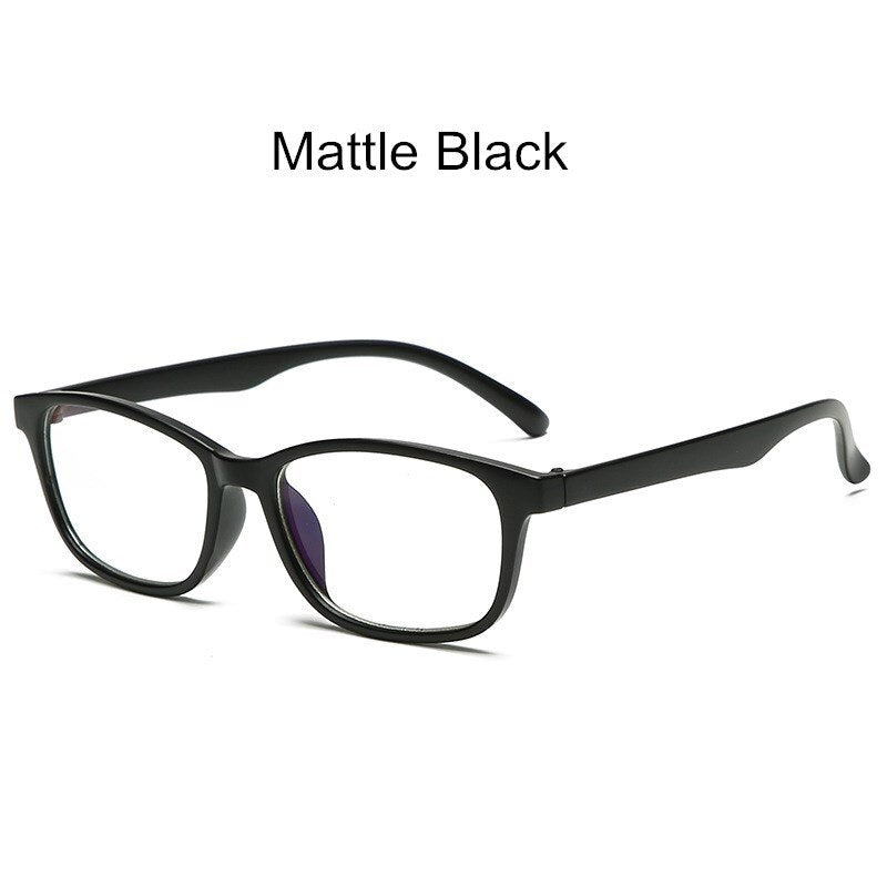 Anti-Blue Light Computer Eyeglasses Women Classic Square Plastic Glasses Clear Myopia Prescription Optical Eye Glasses Frame