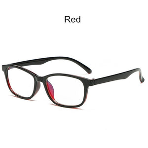 Anti-Blue Light Computer Eyeglasses Women Classic Square Plastic Glasses Clear Myopia Prescription Optical Eye Glasses Frame