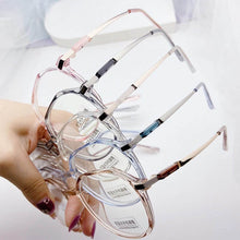 Load image into Gallery viewer, Anti Blue Light Glasses Blocking Filter Round Computer Glasses Men Women Super Light Frame Eyeglasses Pink Clear Spectacles