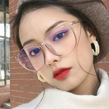 Load image into Gallery viewer, Anti Blue Light Glasses Blocking Filter Round Computer Glasses Men Women Super Light Frame Eyeglasses Pink Clear Spectacles