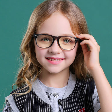Anti Blue Light Glasses For Kids Computer Boy Girls Clear Flexible Optical Frame Anti Filtter Prescription UV400 Glasses 802