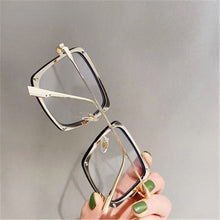 Load image into Gallery viewer, Anti Blue Light Glasses Frame Oversized Mental Eyewear Women Men Eyeglass Frame Spectacles Transparent Frames