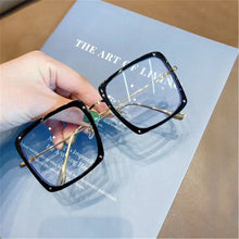 Load image into Gallery viewer, Anti Blue Light Glasses Frame Oversized Mental Eyewear Women Men Eyeglass Frame Spectacles Transparent Frames