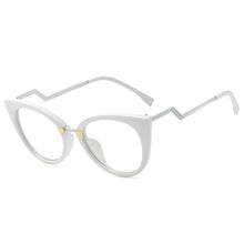 Load image into Gallery viewer, Anti-Blue Light Glasses Lightning Leg Thick Round Frame Various Color Matching Uv400 2023  Glasses Women