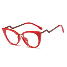 Load image into Gallery viewer, Anti-Blue Light Glasses Lightning Leg Thick Round Frame Various Color Matching Uv400 2023  Glasses Women
