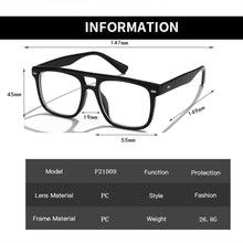Load image into Gallery viewer, Anti Blue Light Glasses Men Women Computer Game Radiation Eyeglasses Blue Rays Blocking Glasses Optical Frame Blocker Goggles