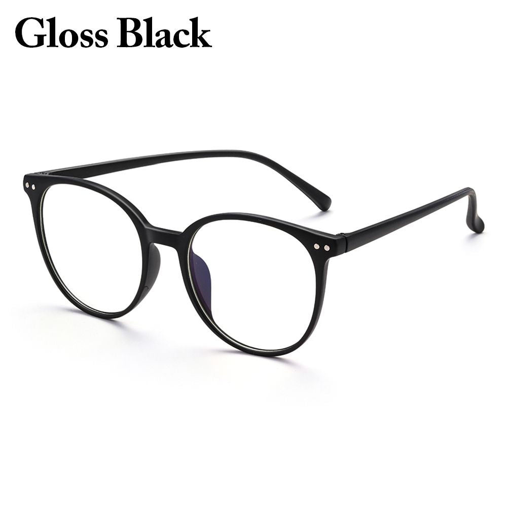 Anti Blue Light Glasses Transparent Computer Goggles All Match Big Frame Sunglasses UV400 Women Face Decor Glasses Accessories