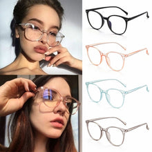 Load image into Gallery viewer, Anti Blue Light Glasses Transparent Computer Goggles All Match Big Frame Sunglasses UV400 Women Face Decor Glasses Accessories