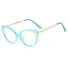 Load image into Gallery viewer, Anti Blue Light Glasses Vintage Women Cat Eye Computer Eyeglasses Frame Blocking Glasses Transparent Optical Eyewear