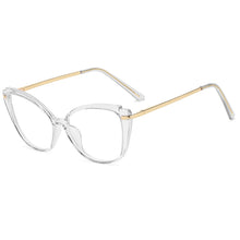 Load image into Gallery viewer, Anti Blue Light Glasses Vintage Women Cat Eye Computer Eyeglasses Frame Blocking Glasses Transparent Optical Eyewear