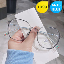 Load image into Gallery viewer, Anti Blue Light Glasses With Large Frame Vintage Square Eyeglasses Optical Lenses For Woman Men Metal Spectacle Frames