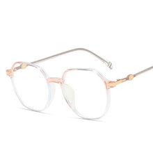 Load image into Gallery viewer, Anti Blue Light Glasses With Large Frame Vintage Square Eyeglasses Optical Lenses For Woman Men Metal Spectacle Frames