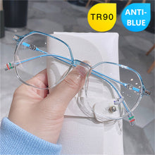 Load image into Gallery viewer, Anti Blue Light Glasses With Large Frame Vintage Square Eyeglasses Optical Lenses For Woman Men Metal Spectacle Frames