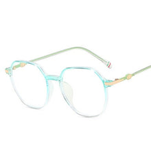 Load image into Gallery viewer, Anti Blue Light Glasses With Large Frame Vintage Square Eyeglasses Optical Lenses For Woman Men Metal Spectacle Frames