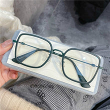 Carica l&#39;immagine nel visualizzatore di Gallery, Anti Blue Light Glasses Women Men  Metal Spectacles Clear Glasses Optical Eyeglasses Square Frame Transparent Lens  Frame Unisex