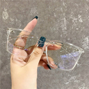 Anti Blue Light Glasses Women Men Vintage Square Frame  Blue Blocking Gaming Eyeglasses