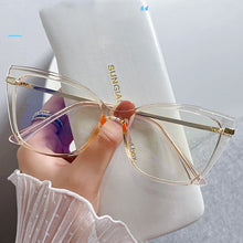 Load image into Gallery viewer, Anti Blue Light Glasses Women Vintage Cat Eye Glasses Computer Eyeglasses Frame Blocking Glasses Transparent Optical Eyewear