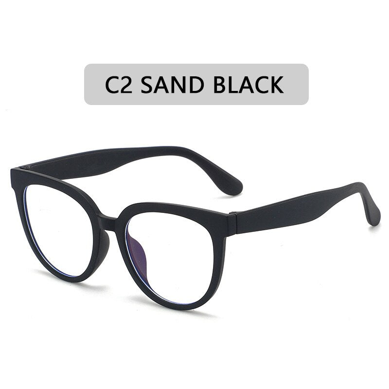 Anti Blue Light Glasses Women Vintage Computer Men Eyeglasses Optical Plain Frame Gaming Spectacles Bluelight