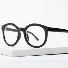 Load image into Gallery viewer, Anti Blue Light Glasses Women Vintage Trending Office Big Size Men Eyeglasses Frame Round Computer Glasses Frame Black Spectacle
