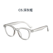 Load image into Gallery viewer, Anti Blue Light Glasses Women Vintage Trending Office Stripe Men Eyeglasses Frame Round Computer Glasses Frame Black Spectacle