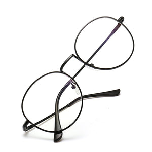 Anti Blue Light Goggles Computer Glasses Men Spectacle Frames Anti Glare Eyeglasses Frame Women Round Clear Lens Fake Glasses