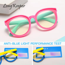 Load image into Gallery viewer, Anti Blue Light Kids Glasses Boys Girls Optical Frame Computer Gaming Glasses Unbreakable Soft Flexible Children Eyeglasses