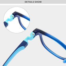 Carica l&#39;immagine nel visualizzatore di Gallery, Anti-Blue Light Kids Glasses Optical Frame Children Boys Girls Computer Transparent Blocking Anti Reflective Glasses 8509