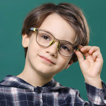 Carica l&#39;immagine nel visualizzatore di Gallery, Anti-Blue Light Kids Glasses Optical Frame Children Boys Girls Computer Transparent Blocking Anti Reflective Glasses 8509