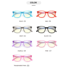 Carica l&#39;immagine nel visualizzatore di Gallery, Anti-Blue Light Kids Glasses Optical Frame Children Boys Girls Computer Transparent Blocking Anti Reflective Glasses 3568