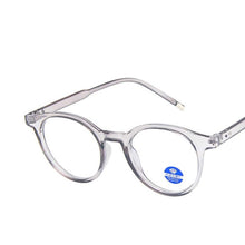 Load image into Gallery viewer, Anti Blue Light Round Men Glasses Frame Women Retro Metal Rice Nail Leopard Optics Spectacles Frames Prescription Eyeglasses