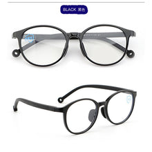 Load image into Gallery viewer, Anti Blue Light Silicon Children&#39;s Eye Glasses Soft Flexible Spectacle Light Chilld Optical Frame Antiskid Boys Girls Eyeglasses