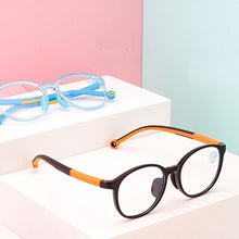 Load image into Gallery viewer, Anti Blue Light Silicon Children&#39;s Eye Glasses Soft Flexible Spectacle Light Chilld Optical Frame Antiskid Boys Girls Eyeglasses