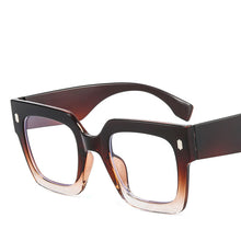 Carica l&#39;immagine nel visualizzatore di Gallery, Anti-Blue Light Square Sunglasses Big Frame Myopia Red Leopard Eyewear Glasses Optical Eyeglasses Computer Reading Sunglasses