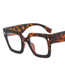 Carica l&#39;immagine nel visualizzatore di Gallery, Anti-Blue Light Square Sunglasses Big Frame Myopia Red Leopard Eyewear Glasses Optical Eyeglasses Computer Reading Sunglasses