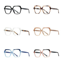 Load image into Gallery viewer, Anti Blue Light Transparent Women Optical Polygon Glasses Frame Computer Bluelight Blocking Glasses Prescription Eyewear
