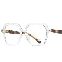 Load image into Gallery viewer, Anti Blue Light Transparent Women Optical Polygon Glasses Frame Computer Bluelight Blocking Glasses Prescription Eyewear