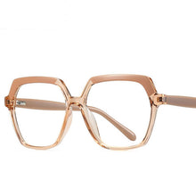 Load image into Gallery viewer, Anti Blue Light Transparent Women Optical Polygon Glasses Frame Computer Bluelight Blocking Glasses Prescription Eyewear