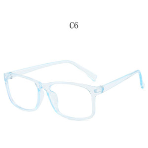 Anti Blue Light Women's Men's Eyewear Frame Square Myopia Frames Spectacles Frames Ladies Transparent Optical Eye Glasses